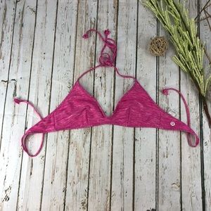 Swim to sand Lululemon bikini top pink size 6